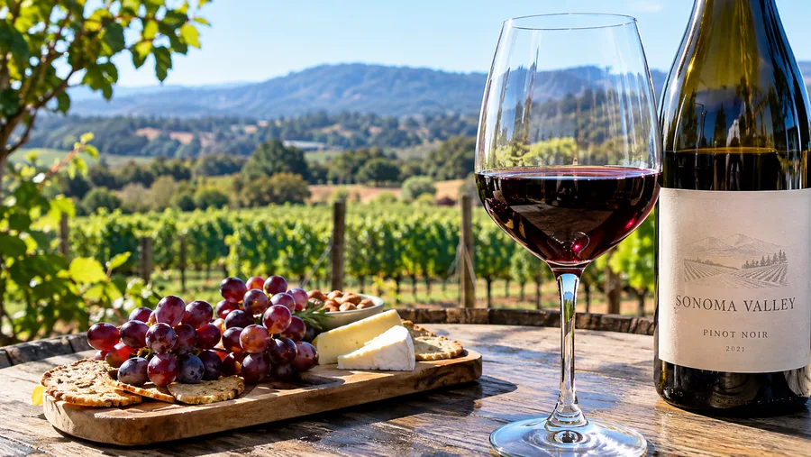 Santa Rosa und die umliegenden Weingüter des Sonoma County