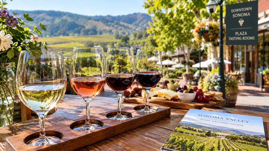 Guía de Salas de Degustación en el Centro de Sonoma y la Plaza