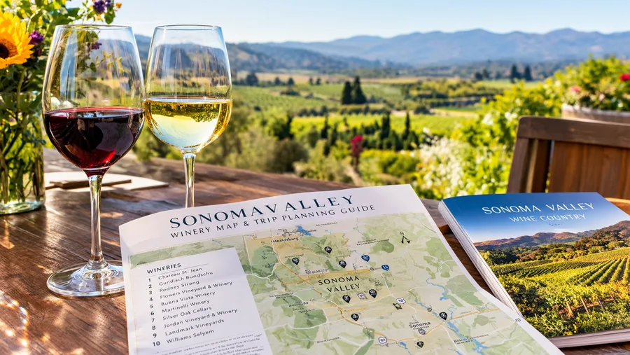 Weinbaugebiet Sonoma Valley – Karte & Reiseplanungsführer